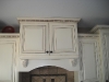 Detail on white cabinets