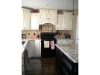 White cabinets with dental molding