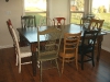 Multi-color diningroom set