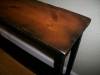 Top of antiqued sofa table