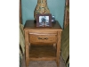 Distressed pine nightstand