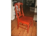 Red Antiqued Chair