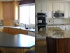 Refinished Cabinets Before and After - Maple Cabinets