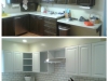 Oak Cabinets Before and After