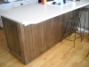 Kitchen bar with added beadboard